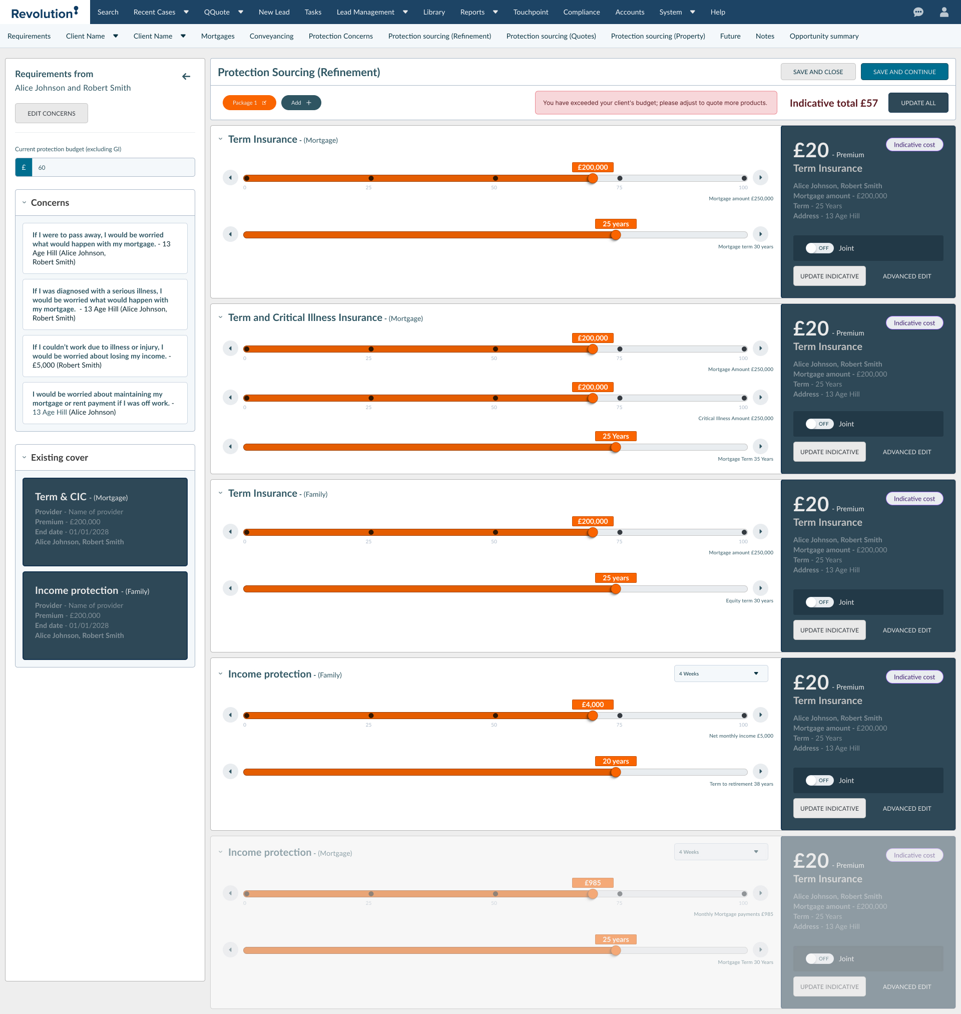 Equaliser Interface Main View